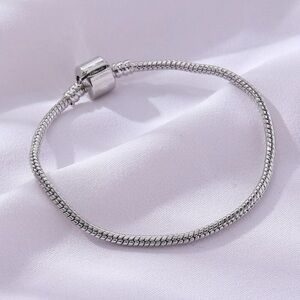 Silver tone bracelet